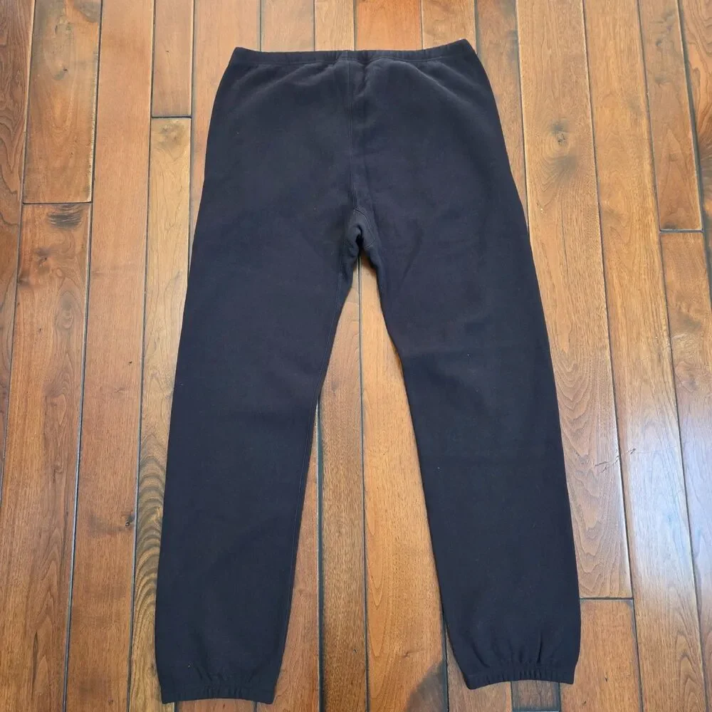 Vintage Champion Reverse Weave Sweatpants 2XL XXL Black Warmup Thick Joggers Y2K